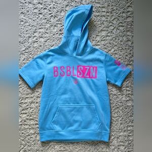 Baseball Lifestyle 101 Boys' BSBL-SZN V3 Short Sleeve Hoodie